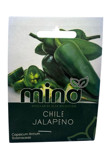 [MINA-21] SEMILLAS DE CHILE JALAPEÑO - SOBRE MINA