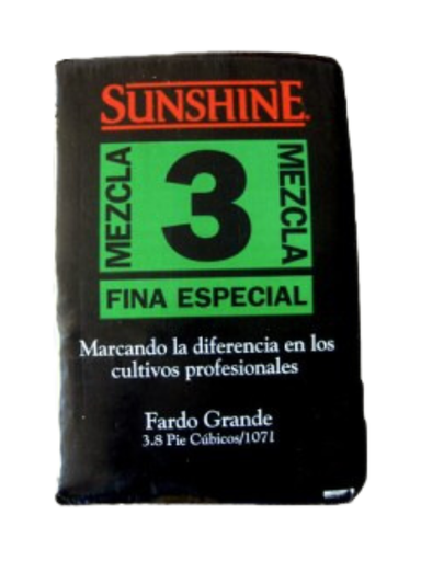 SUSTRATO PEAT MOSS SUNSHINE MIX 3 - BULTO 125L