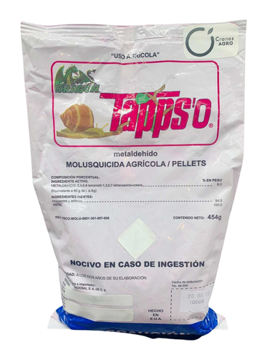 TAPP'SO MOLUSQUICIDA (METALDEHIDO) - BOLSA 454 GR