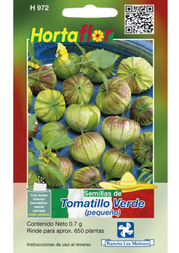 [H972] SEMILLAS DE TOMATILLO VERDE (PEQUEÑO) - SOBRE HORTAFLOR