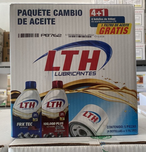 [P8762] PAQUETE CAMBIO DE ACEITE LTH (FRX TEC 20W-50 SN + FILTRO LTH-149)