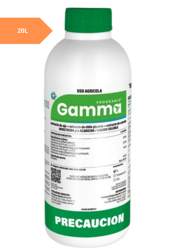PROGRANIC GAMMA (EXTRACTO AJO, CANELA Y CHILE PICANTE) - GARRAFA 20 L