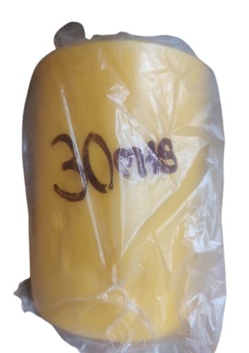 [MAN-30MTS] MANGUERA AMARILLA REFORZADA PARA POLVEAR DE 30 MT