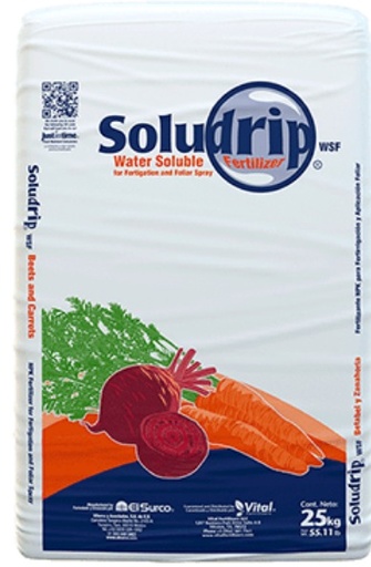 SOLUDRIP BETABEL Y ZANAHORIA ETAPA 1 (16-19-13) - 25KG
