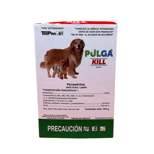 PULGA KILL (PERMETRINA + FENOXIBENCIL) - 100G