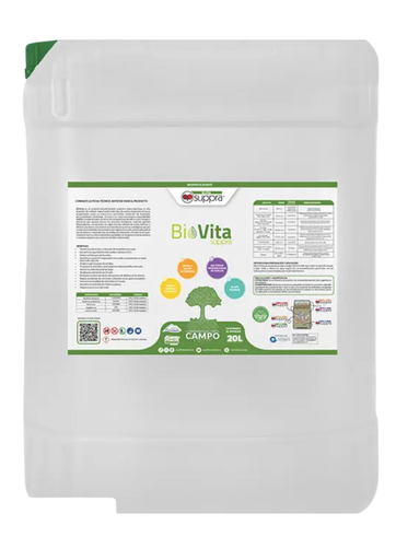BIOVITA (BACILLUS SP - ACIDO FULVICO- BAC.AERO Y ANAE)20 Lt