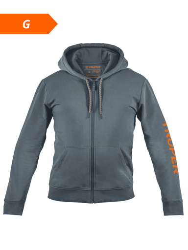 [TRU 65037] SUDADERA GRIS DAMA TALLA G