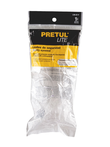 [TRU 14213] LENTES DE SEGURIDAD TRANSPARENTE SAFE