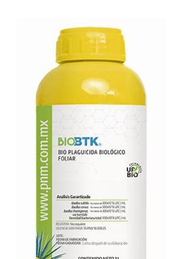 BIO SPORA (BACILLUS THURINGIENSIS) BIOPLAGUICIDA FOLIAR 1LT