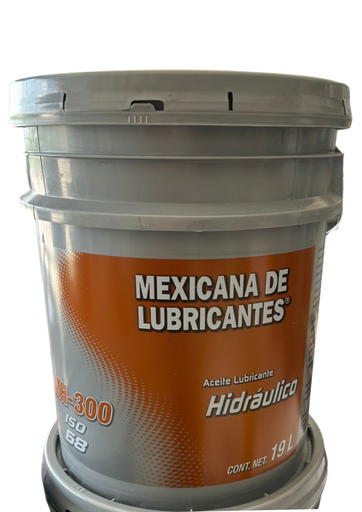 [MEXLU-19-H300] ACEITE HIDRAULICO 300 MEXICANA DE LUBRICANTES - CUBETA 19 L