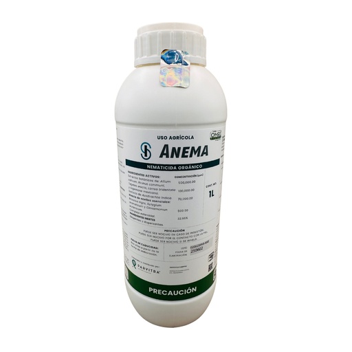 ANEMA (ALLIUM SATIVUM+RICINUS COMMUNI) NEMATICIDA ORGANICO - BOTELLA 1LT