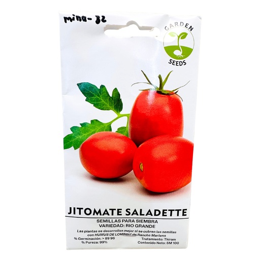 SEMILLAS DE JITOMATE RIO GDE - SOBRE HORTAFLOR