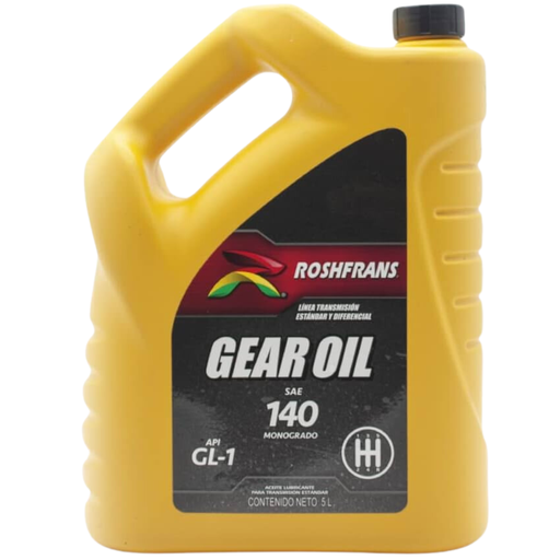 [PT00134] ACEITE GEAR OIL API GL-1 SAE 140 GARRAFA 5 L