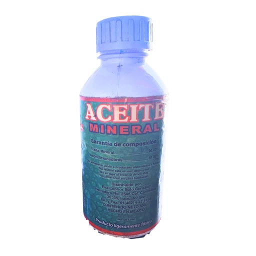 ACEITE MINERAL - BOTELLA 500 ML