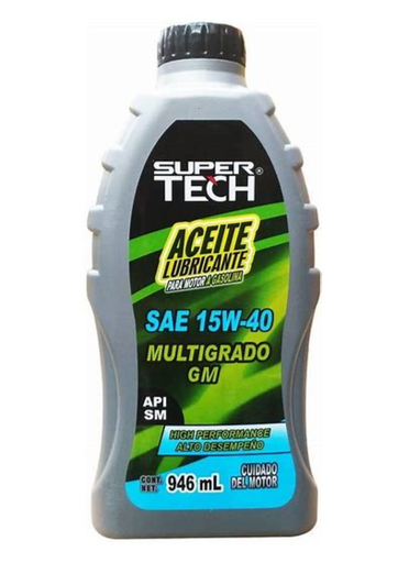 [44FRX1540SL1] ACEITE PARA MOTOR A GASOLINA FRX TEC, SAE 15W-40 LTH - BOTELLA 946 ML