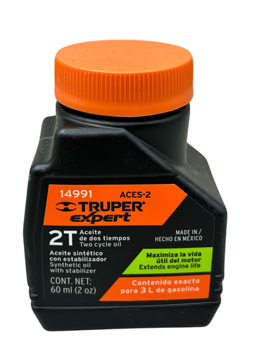 [TRU 17624] ACEITE PARA MOTOR DE DOS TIEMPOS, 118 ML - 4 OZ, TRUPER EXPERT