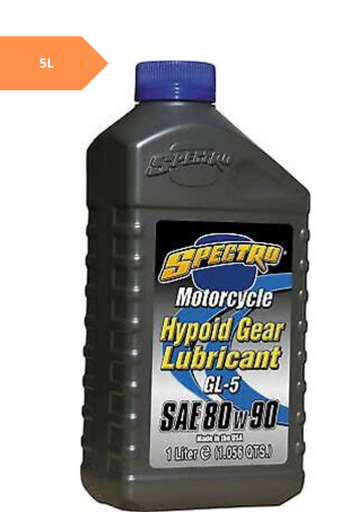 [PT00138] ACEITE SUPER GEAR OIL API GL-5 SAE 80W-90 GARRAFA 5 L