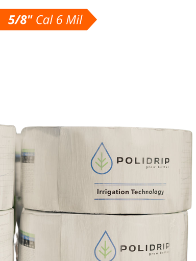 CINTILLA 5/8 CAL 6 MIL SEPARACIÓN 20 CM POLYDRIP