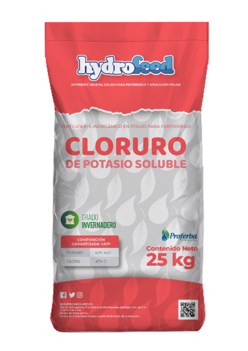 [20039] CLORURO DE POTASIO SOLUBLE - SACO 25 KG