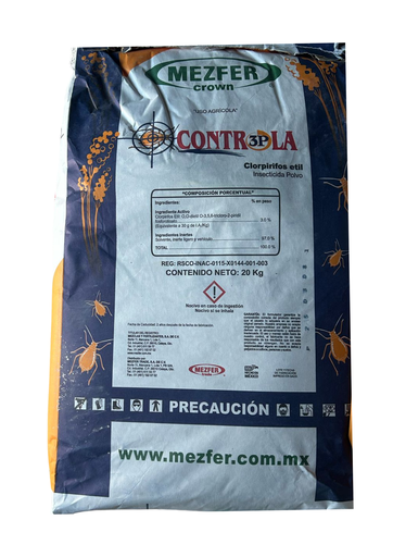CONTROLA 3P (CLORPIRIFOS) - SACO 20 KG