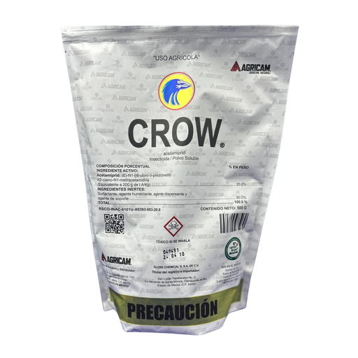 CROW 20% PS (ACETAMIPRID) - BOLSA 500 GR