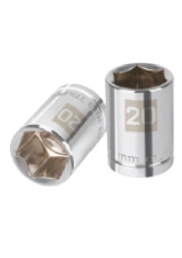 [TRU 13673] DADO DE 6 PUNTAS, 9 MM CUADRO DE 3/8"